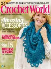 Crochet World Magazine Subscription February 1st, 2022 Issue