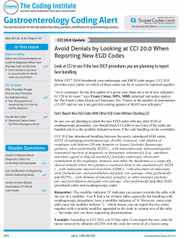 Gastroenterology Coding Alert Magazine Subscription