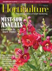 Horticulture Magazine Subscription January 1st, 2022 Issue