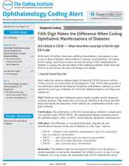 Ophthalmology Coding Alert Magazine Subscription